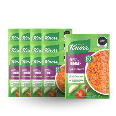 Arroz Knorr inst rojo - 12 pz