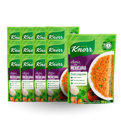 Arroz Knorr inst mexicano - 12 pz