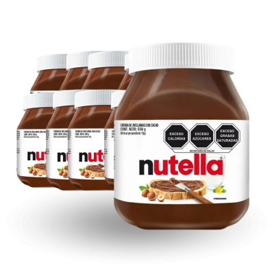 Nutella 12 pzs 650 gr