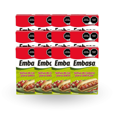 Catsup Embasa 12 pzs / 1 kg
