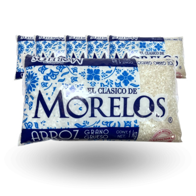 Arroz Morelos 1kg - 10 pz