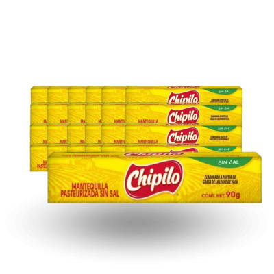 Mantequilla Chipilo 24 pz / 90 gr