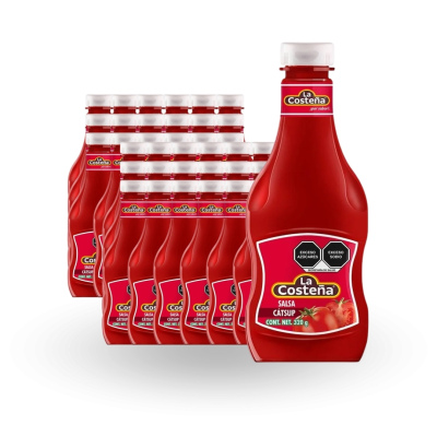 Catsup Costeña 24 pzs / 320 Gr 