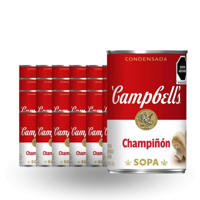Crema Campbells champi 24 pzs / 420 gr
