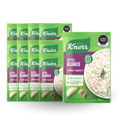 Arroz Knorr inst blanco - 12 pz